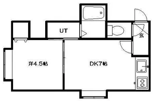 サンコートリラ【203号室】の間取り