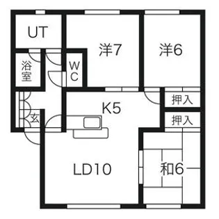 曙F【2階】の間取り