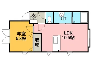シャインAO【2階】の間取り