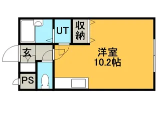 リバティ前田【2階】の間取り