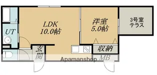 ベラクレエ【1階】の間取り