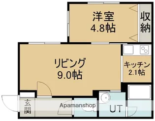 北海道札幌市手稲区前田六条14丁目【マンション】の間取り