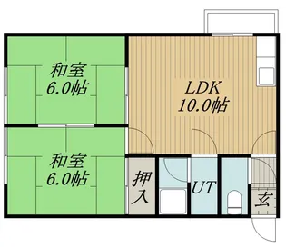 コーポ森下【3階】の間取り