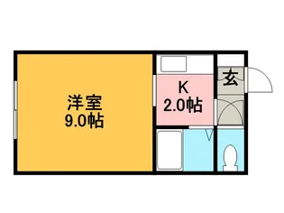 ドミールK【2階】の間取り