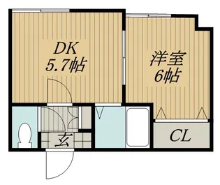 北海道石狩市花川南五条5丁目【マンション】の間取り