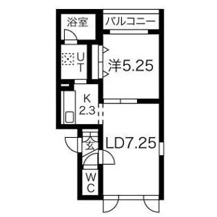 LEPON・テイネ【302号室】の間取り