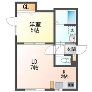フェザ—63【201号室】の間取り