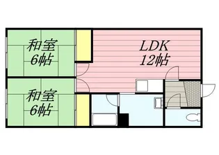 丸栄マンション【202号室】の間取り