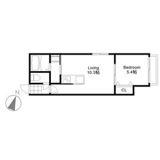 COCOTTE.STA【5階】の間取り