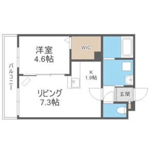 北海道札幌市手稲区前田四条10丁目【マンション】の間取り