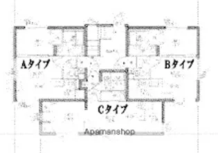 パールドブルム花川【102号室】の間取り