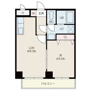 マンション樹林【405号室】の間取り