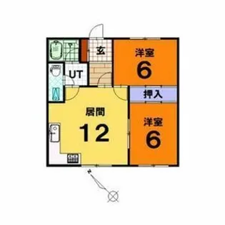 はまなすマンション【103号室号室】の間取り