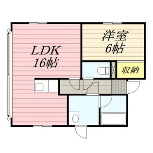 クリスタルハイツ手稲本町【4階】の間取り