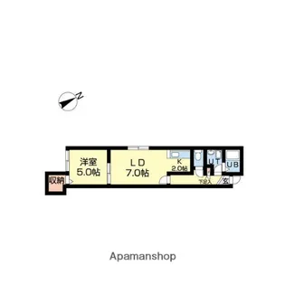 グランツリーベ西宮の沢【3階】の間取り