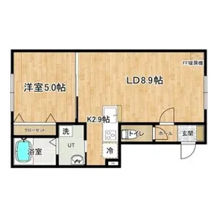 プリマステラ【102号室】の間取り