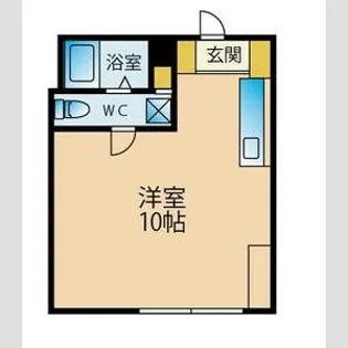 ル・フォートKー1【2階】の間取り