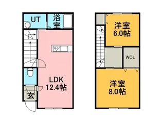 ノースシティ西宮の沢【1階】の間取り