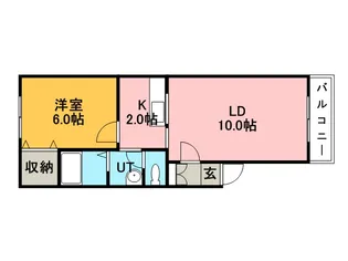 ヴィラ・マーレ【1階】の間取り