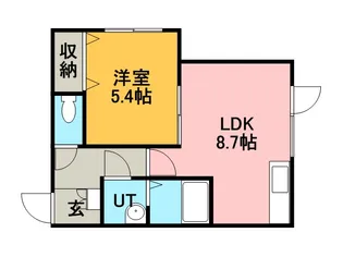 フランブリーズ【102号室】の間取り