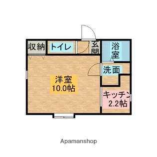 アステリア【101号室】の間取り
