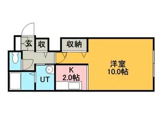 MCOURTⅠ【3階】の間取り