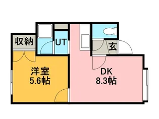 サンコート手稲【105号室】の間取り