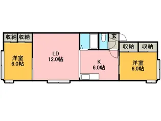 メゾンジュール【A-1号室】の間取り