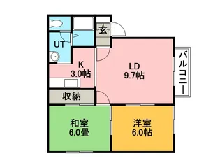 前田ドエル【101号室】の間取り