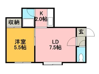 ブレスT52【101号室】の間取り