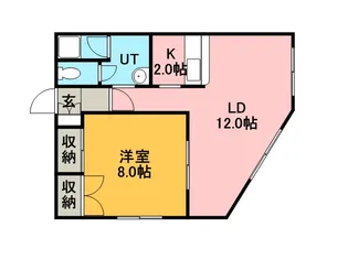 メゾンドリーヴ【203号室】の間取り