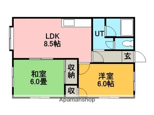 オリンピアマンション【201号室】の間取り