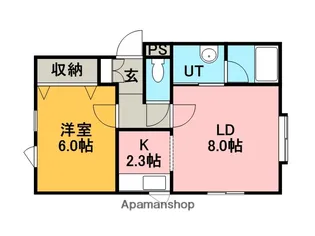ラピスラズリ【2階】の間取り