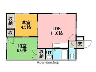 ハイツきむら【3号室】の間取り