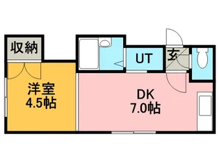 サンコート稲穂Ⅱ【202号室】の間取り