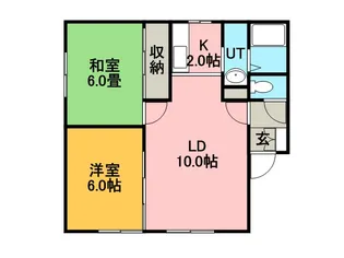 ソフィールミナミ【201号室】の間取り