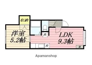 グランドハイツ手稲【207号室】の間取り