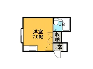 グランドール片桐・Ⅱ【201号室】の間取り