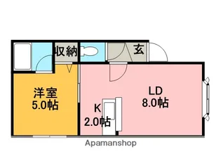 ユーノス富丘【2階】の間取り
