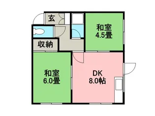 柏ハイツ【101号室】の間取り