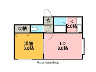 パークアベニュー富丘【3階】の間取り