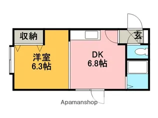パールクリスタル【1階】の間取り