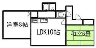 オリーブ【201号室】の間取り