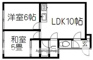 サンシャイン21B【306号室】の間取り