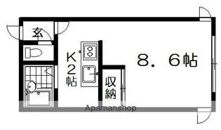 フラット・フォー【1階】の間取り
