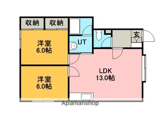 フレンド【1階】の間取り