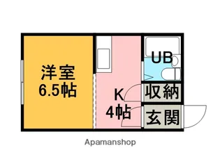 北海道札幌市手稲区前田四条13丁目【アパート】の間取り