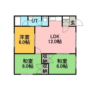 サンハイツ【1階】の間取り