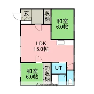 ハイツ稲穂【201号室】の間取り