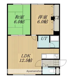 レジオンドヌール【3階】の間取り